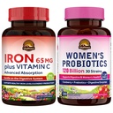 Vitalitown Women's Probiyotiks & Iron Supplement