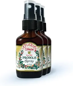 Generic 3-Bottles of Apiario Silvestre Brazilian Green Bee Propolis Spray Glycolic Extract 30ml -Non Alcoholic, Water Free, Honey Free, Gluten Free