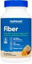 Nutricost Fiber Capsules with Prebiotic Fiber Supplement 150 Capsules - CCOF Certified Supplement, Made with Organic Psyllium Husk & Organic Jerusalem Artichoke, Gluten Free, 3 G Per Serving