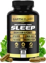 Dünya Elixir 4-in-1 Sleep Aid (120 Caps) w/Apigenin 50mg, Magnezyum Glycinate 200 mg, L Theanine 200 mg & Valerian Root for Sleep Aid 300mg | Apigenin Supplement for Sleep | Uyku Pills |