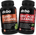 DR. BO Candi Uric Acid Cleanse Support - Oregano & Kidney Herbal Supplements for Women & Men - Ekstra Güçlü Uric Acid Flush Purge Capsules & Oral ControlProbiyotik Kompleksi Temizser