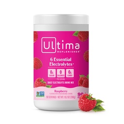 Ultima Replenisher Daily Electrolyte Toz İçecek Mix – Sugar Free – Raspberry, 90 Hizmet - 6 Key Electrolytes ve Trace Minerals ile Hydration Toz – Keto Friendly, Vegan, Non-GMOMOMO