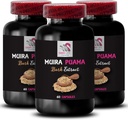 Herbal Drive Activation - MUIRA PUAMA BARK EXTRACT - Daily Vitality, Botanical Source, Performance Boost, Energizing Routine, Plant-Based Energy, Focus Lift, Adventure Ready 3 Bottles 180 Capsules