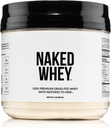 NAKED Whey 1Lb - Sadece 1 Malzemeler, Grass Fed Whey Protein Toz, Undenatured, No Gmos, No Soy, Gluten Free, Stimulate Büyüme, Geliştirilmiş Kurtarma - 15 Hizmet