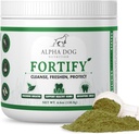 Köpek Dişleri Tozu - Köpekler için Diş Tozunu - Taze Yeşil Supplements ile Plaque Rer ve Freshens Bad Breath - Contains Kelp, Probiyotiks ve Diğer Tooth Temizlik Malzemeleri