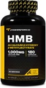 Primaforce HMB (Beta-Hydroxy Beta-Methylbutyrate) 1000mg, 180 Capsules (500mg Per Capsule) - Gluten Free and Non-GMO Supplement