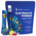 Dr. Berg Sugar Free Electrolyte Toz Paketleri (Variety Pack) - Daily Electrolyte Drink Mix - 28 Total Hydration Pouches Sugar Free - Keto Electrolytes Toz Paketleri No Sugar - 7 Delicious Flavors