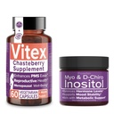Intimate Rose Save 10% on Hormonal Balance & Reproductive Wellness Bundle – Vitex Chasteberry Supplement + Myo & D-Chiro Inositol Powder for PCOS & Menstrual Support
