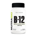 NutraBio Methyl B-12 Vitamin Supplement, 2000mcg – Promotes Cellular Health and Wellness, 90 Vegetable Capsules