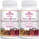 1500 mg Liposomal Active Hexose Corlev Supplement,240 Soft Gels Beta-Glucans with Natural Mushroom Extract, Immune System, Liver Function, Keep T-Cell & Killer Hücre Aktivitesi