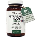 PRISTINE'S Astragalus Root Immune Support Supplement Capsules -1000 mg 90 Day Supply Herbal Adaptogen - Sağlıklı Aging, Heart & Lung Health