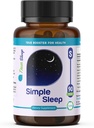 Uyku Desteği Tamam Doğal Rahatlama, Formula Glycinate, Valerian Extract, GABA, Melatonin, Tutku Çiçek, Limon Balm & Calm & Uyku Kalitesini Geliştirmek 90 Capsules