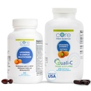 Core Med Science Liposomal Vitamin B-Complex & Vitamin C 1000 mg Soft Gels Chart for Heart Health & Immune System