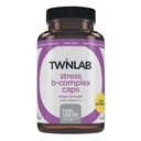 Twinlab Stres B-Complex Caps - Tamam B-Complex & 1000 mg C - Enerji Desteği Vitamin B12 ve B6-100 Capsules ile Supplement