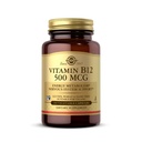 Solgar Vitamin B12 500 mcg - 100 Sebze Kapsülleri - Enerji Metabolism & Nervous System Support - Non-GMO, Vegan, Gluten & Dairy Free, Kosher, Halal - 100 Hizmet