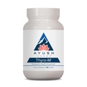 Ayush Herbs Thyro-M - Yourroid Support for Women & Men, Thyroid Health, Thyroid Care with L Tyrosine, Ashwagandha, Kelp, Natural Energy Support - 120 Vegetarian Capsules (1 Count)