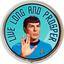 Orijinal Star Trek Spock Leonard Nimoy Pill Box - Compact 1 veya 2 Karşılaştırmalı Tıp Davası
