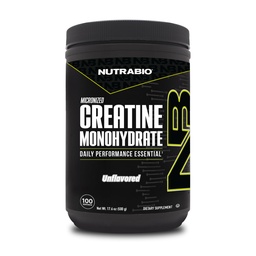 NutraBio Pure Micronized Kretine Monohidrat Toz Supplement, Unflavored, (500 g) - Supports Bulk Muscle Energy, Recovery ve Strength - HPLC Tested Kretine Toz Supplement for Men and Women