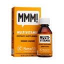 NovaFerrum MMM | Multivitamin for Kids, Infants and Toddlers | Vitamin C, D3, E | Gluten Free Certified | Sugar Free | No Artificial Colors | Ages 4 & Under | Orange Flavored | 2 Fl Oz (50 mL)