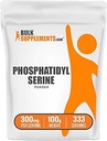 BulkSupplements.com Phosphatidylserine Toz - Phosphatidylserine Supplement, Sourced from Soy Beans - 300 mg per Service (60 mg of Phosphatidylserine), 100g (3.5 oz) (Pozidylserine), 100g (3.5 )