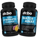 Lymphatic Drainage Supplements Pills & Water Away - Lymphatic Support Total Herbal Cleanse Products & Natural Water Pills Diuretics for Retention - Lymph Node Detox Cleanse System Drainage