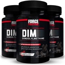 Force Factor DIM, 3-Pack, Pills to Decrease Estrogen in Men, Diindolylmethane Supplement with Key Natural Ingredients and Superior Absorption, Diindolylmethane 300mg, Works Fast, 90 Capsules
