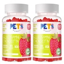 MSM & Elder Ekstra Güçleri ile Evcil hayvanlar Purest Glucosamine Chondroitin Gummies - Ortak Destek, Antioksi Immune Support Supplement for Yetişkinler, Men & Women(2 Pack) Strawberry