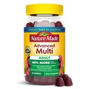 Doğa Yetişkinler için Gelişmiş Multivitamin Gummies, Women's and Men's Multivitamin Gummies with Magnezyum Citrate,dis & B Vitamins, Daily Support, 90 Gummies, 30 Day Supply, 90 Gummies, 30 Day Supply, 90 Gummies, 30 Day Supply