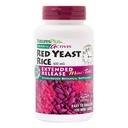 NaturesPlus Herbal Actives Red Yeast Rice, Genişletilmiş Yayın - 600 mg, 120 Mini Tablet - Herbal Supplement - Vegan, Vegetarian, Gluten-Free - 60 Hizmetler