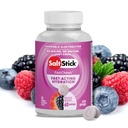 SaltStick Electrolyte FastChews - 120 karma Berry Chewable Electrolytes - Koşu ve Hydration için Salt Tabletler, Electrolyte Chews - 120 Kont