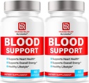 (2 Pack) Yardım Kan Destek Kapsüllerine Güvendi - Resmi TrustedRelief Blood Support Vitamin Pills, Natural Trusted Relief Advanced Premium Formula Wellness & Overal Health, 2 Ay Için 60 Capsules