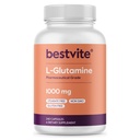 BESTVITE Filler-Free L-Glutamine 1000 mg per Capsule (240 Capsules) - Free Form - No Stearates - Gluten Free - Non GMO - Pure L Glutamine Supplement - maksimum Güçlü Glutamine Capsules