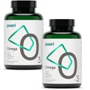 Puori Omega 3 Fish Oil Supplement - Ultra Pure & Burpless Wild Caught Fish Oil 2000 mg Omega 3 Fatty Acids,1250 mg EPA & 500 mg DHA Supports Heart, Brain & Eye Health - IFOS sertifikalı - 240 Softgels