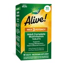 Nature's Way Alive! Max3 Potency Daily Multivitamin with Iron, High Potency Adult Multivitamins to Support Cellular Energy Metabolism, Heart, and Muscle Function* for Women & Men, 90 Tablets