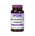 BlueBonnet Beta Carotene C ve E Plus Selenium Vegetarian Capsules, 120 Kont, White