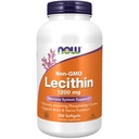 NOW Foods Supplements, Lecithin 1200 mg with naturally occurring Phosphatidyl Choline, 200 Softgels