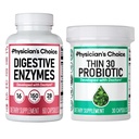 Doktor CHOICE - Beat Bloat + Support Kilo Management Sche: Digestive Enzymes + İnce-30 Probiyotik