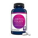 MD Life L-Methylfolate 7.5 mg Supplement - Profesyonel-Grade Active L Torchfolate Supplement - 30 Capsules - L-Methylfolate 7.5 mg - maksimum Potency MTHFR W / Essentials
