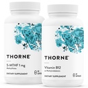 THORNE - 5-MTHF & Vitamin B12 Sche - Cardiovascular & Nerve Destek - 60 Hizmet