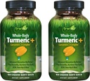Irwin Naturals Whole Body Turmeric + Curcumin C3 Kompleksi - 60 Liquid Soft-Gels, Pack of 2 - Supports Whole-Body Wellness - 60 Toplam Hizmetler