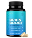 Nootrix Brain Boost Nootropic Supplement | Supports Memory, mental Focus, Cognitive Health & Energy | Sağlıklı Mood & Brain Function | Ginkgo Biloba & DMAE | 60 Capsules