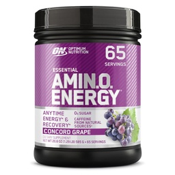 Optimum Beslenme Amino Enerji - Yeşil Çayla Çalışmak, BCAA, Amino Asits, Keto Friendly, Green Coffee Extract, Energy Toz - Concord Grape, 65 Hizmet (Pazar Mayıs Vary)