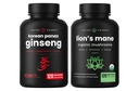 NutraChamps Koreli 185 Capsules ve Lions Mane Capsules 2 Pack