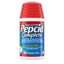 Pepcid Complete Acid Editor + Asit Reflux için Antacid, 10 mg Famotidine, 800 mgelli Carbonate & 165 mg Magnezyum Hydroxide per Heartburn Tıp Tablet, Antacid Chews, Mint, 50 ct, 50 ct