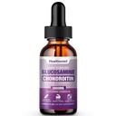 1 Pack Glucosamine Chondroitin MSM Liquid Drops, Ekstra Güçlü Ortak Destek Yetişkinler Erkekler ve Kadınlar, Quercetin Boswelia, Bromelain, Antioksi Immune Support (2 Fl oz)