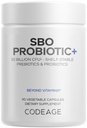 Kodage SBO Probiyotiks, 50 Milyar CFUs Per Servis, Multi Strain Soil Temel Organizmleri ve Organik Fermented Botanical Mix, Raf-Stable, 90 Capsules, Raf-Stable, 90 Capsules