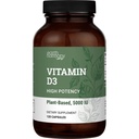 Vegan D3 5000 iu Supplement - Saf, Yüksek Potency Supplements for Immune Health & Güçlü Bones Support - Vitamin D 5000 iu - 120 Capsules, 4-Month Supply