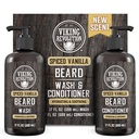 Viking Devrimi, Argan Oil ve Jojoba Oil ile Erkekler için Ayırma ve Ayıd Care Beard Spud ve Cardd Oil (17ozd Spice Vanilla) ile Ayırt Edilmiş Zeytinyağı
