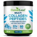 Collagen Peptides Powder Unflavored - Hydrolyzed Collagen Protein Powder Type 1, 2 & 3 - Grass Fed Keto Collagen Powder for Women & Men - Vital Hair, Skin, Nails, Joints, Recovery, 11g Per Serving