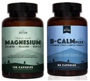 Natural Rhythm Calm Bundle - Triple Calm Magnesium 150mg, 120 Capsules + B-CALMplex, Unique Vitamin B Blend, 90 Capsules